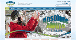 Desktop Screenshot of absolutealpine.com.au